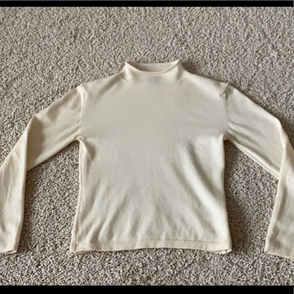 Burberry Merino Wool Mock Turtleneck
